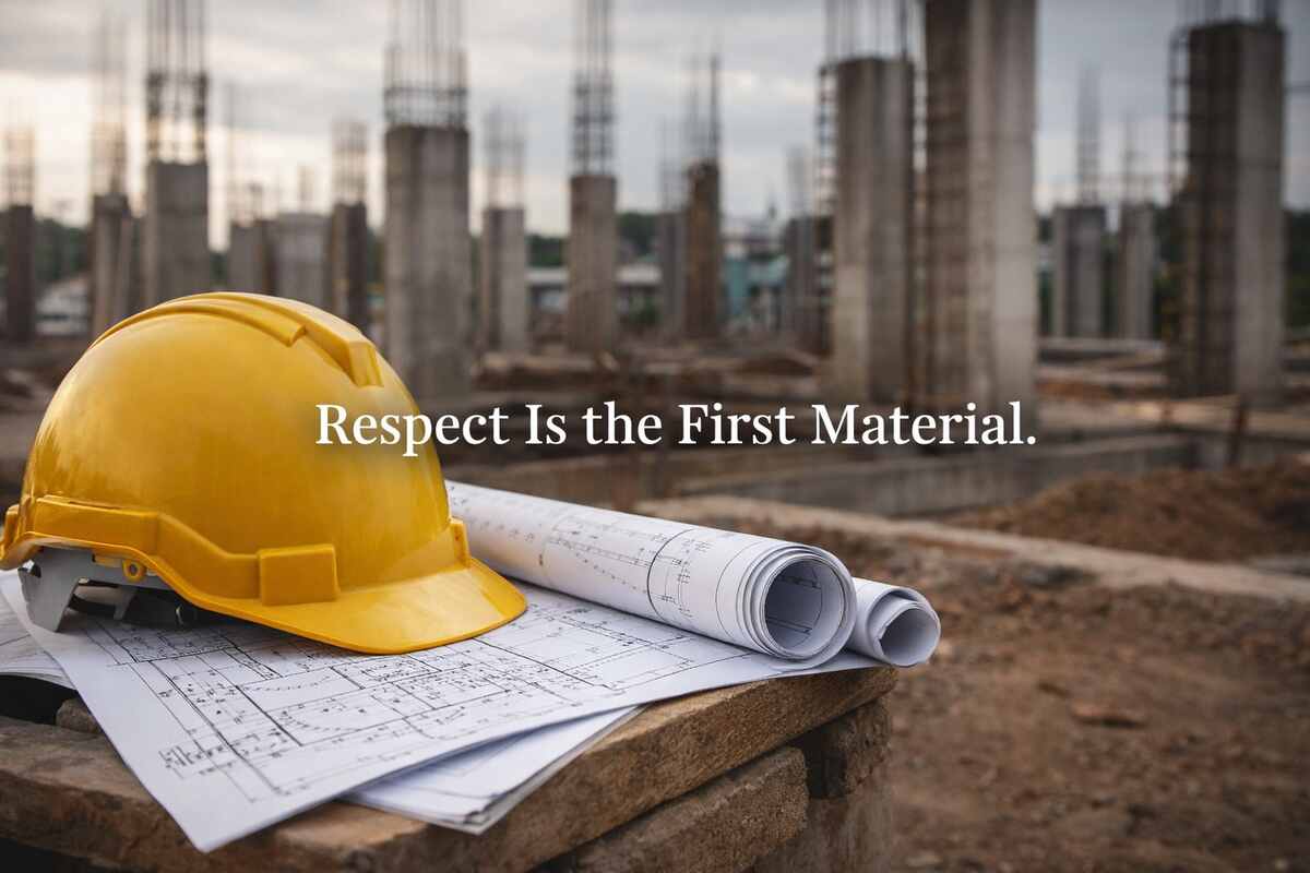 Respect Is the First Material We Bring to a Site.