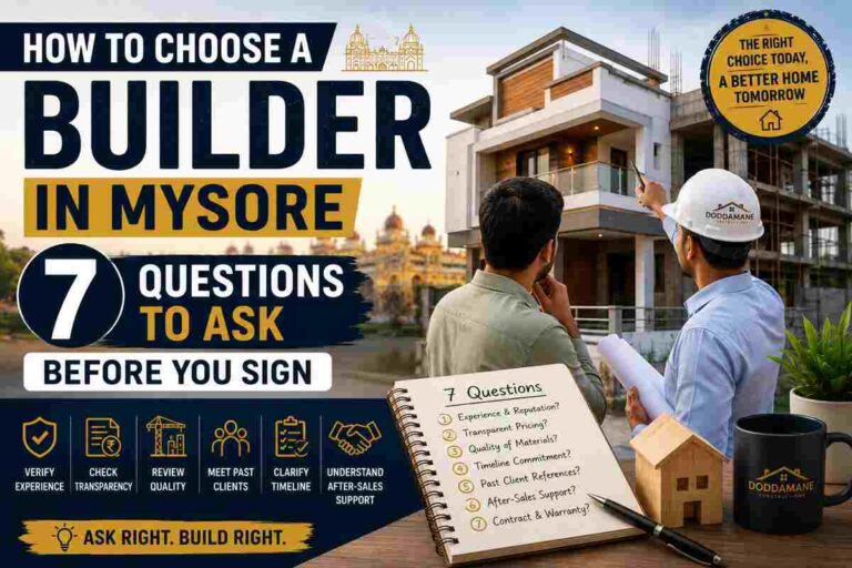 How to Choose a Builder in Mysore