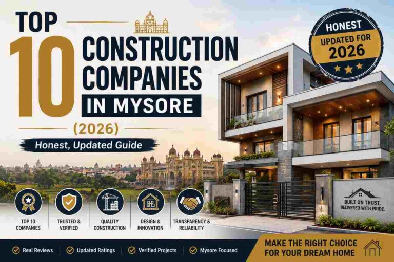 Top 10 Construction Companies in Mysore (2026) — Honest, Updated Guide