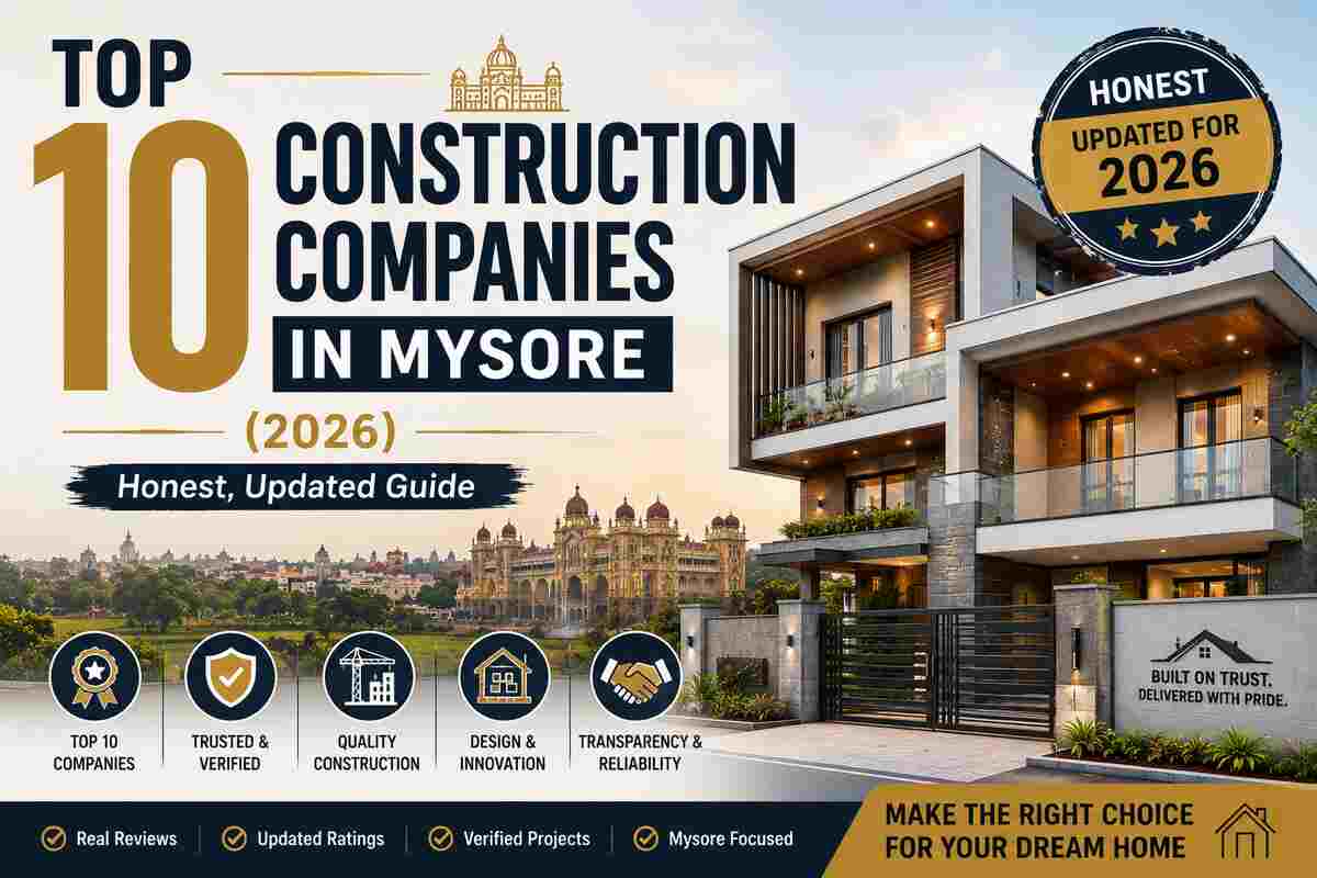 Top 10 Construction Companies in Mysore (2026) — Honest, Updated Guide