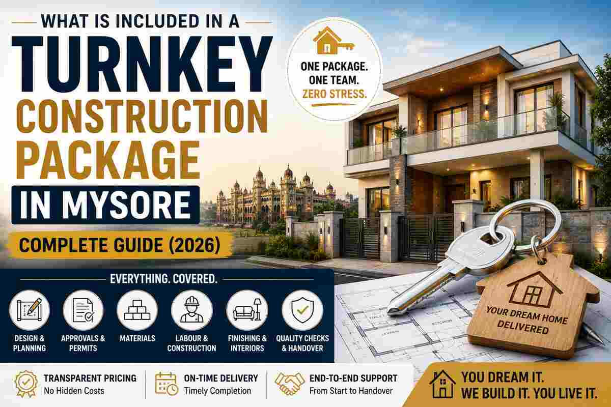 What Is Included in a Turnkey Construction Package in Mysore — Complete Guide (2026)
