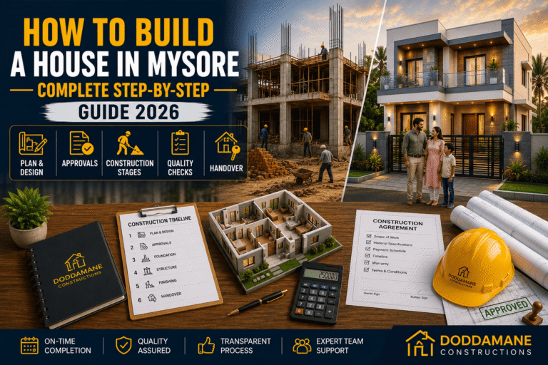 How to Build a House in Mysore, Complete Step-by-Step Guide 2026