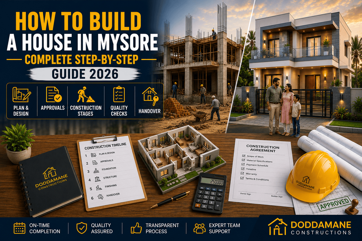 How to Build a House in Mysore, Complete Step-by-Step Guide 2026
