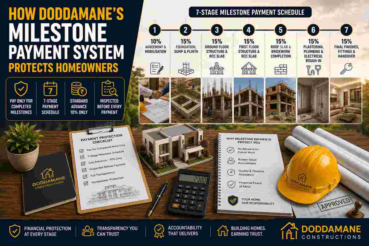 How Doddamane’s Milestone Payment System Protects Homeowners