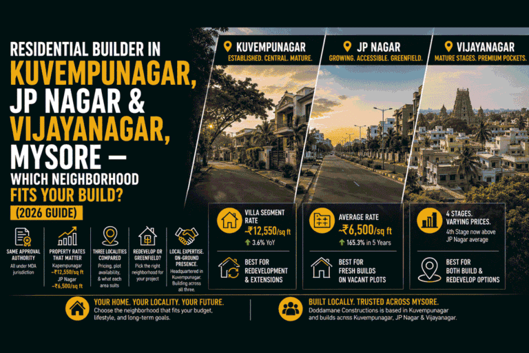 Area Home Building Guide in Mysore