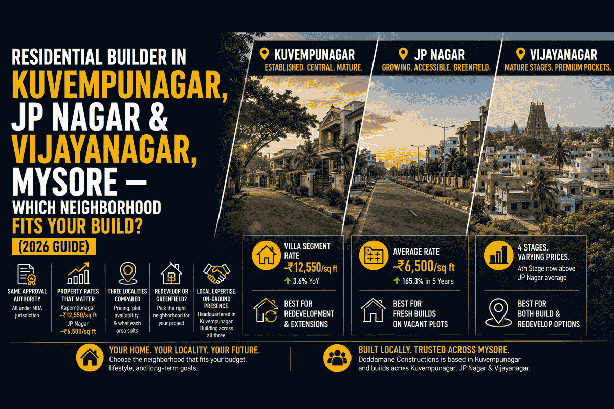 Area Home Building Guide in Mysore